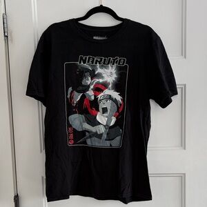 Naruto Black Graphic T-Shirt 2002 Men’s Large